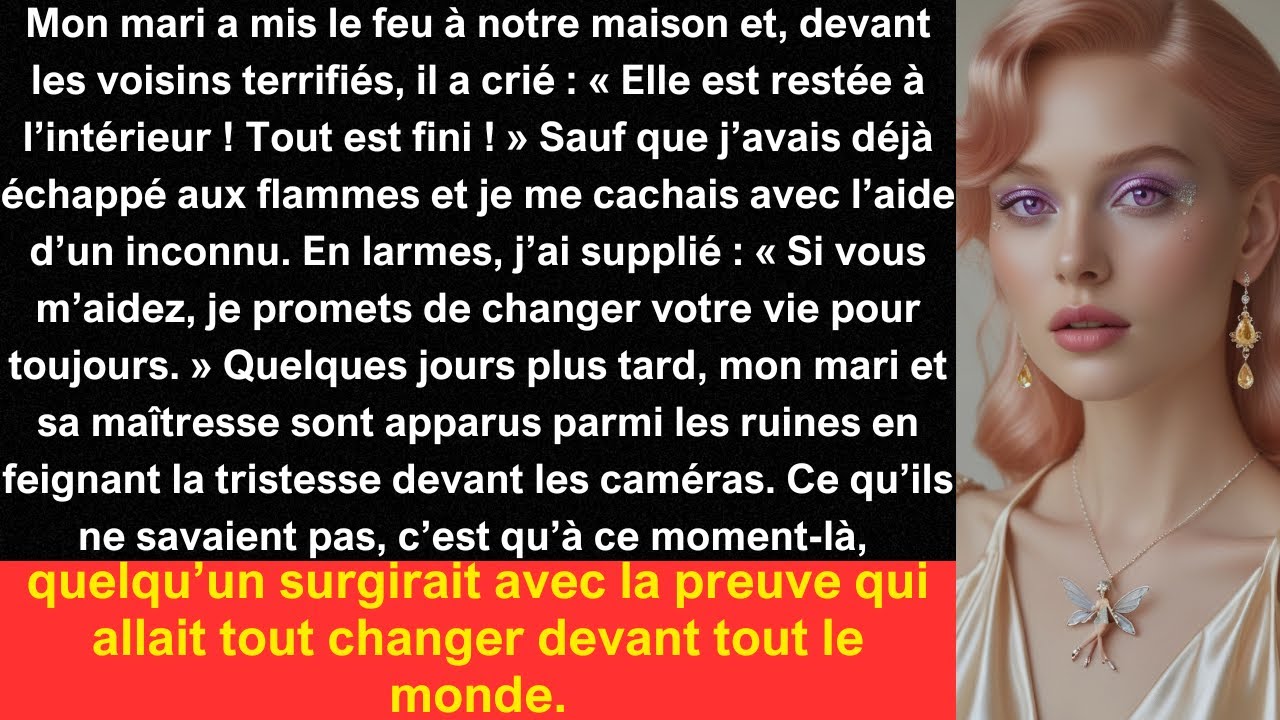 Mon mari a mis le feu à notre maison et, devant les voisins terrifiés, il a crié : « Elle est...