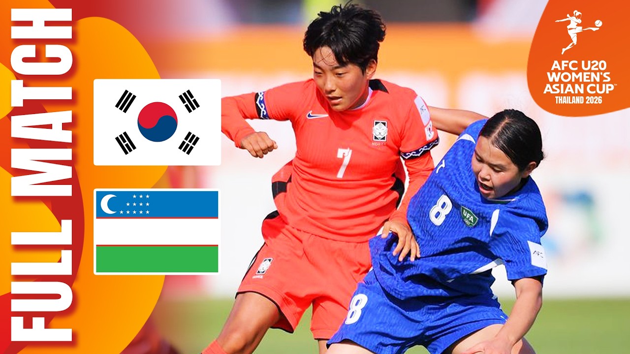 Korea Republic vs Uzbekistan | Full Match | AFC U20 Women's Asian Cup&trade; 2026