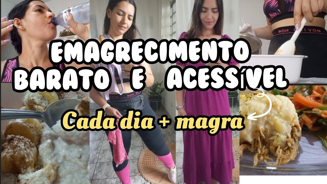 MEU EMAGRECIMENTO BARATO E ACESSÍVEL 🤑  |  Emagreci 25 kg JÁ 😱