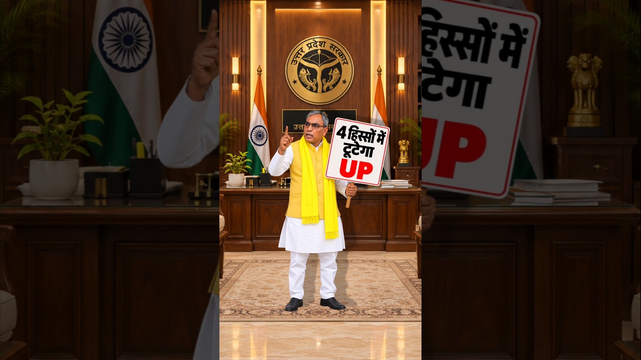 How Uttar Pradesh Could Be Divided Into 4 Parts