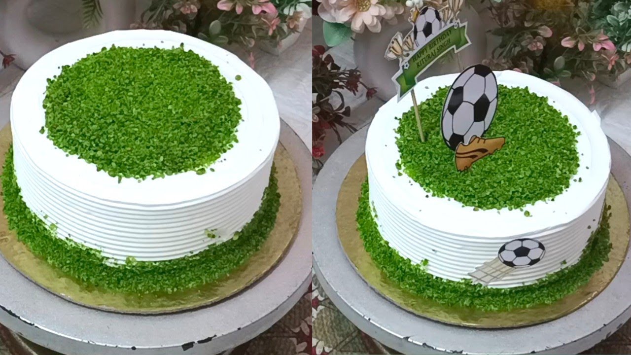 बिना Fondant के Football ⚽ Theme Cake कैसे 🤔 बनाएं | How To Make Football ⚽ Theme Cake 🎂|Cake Recipe