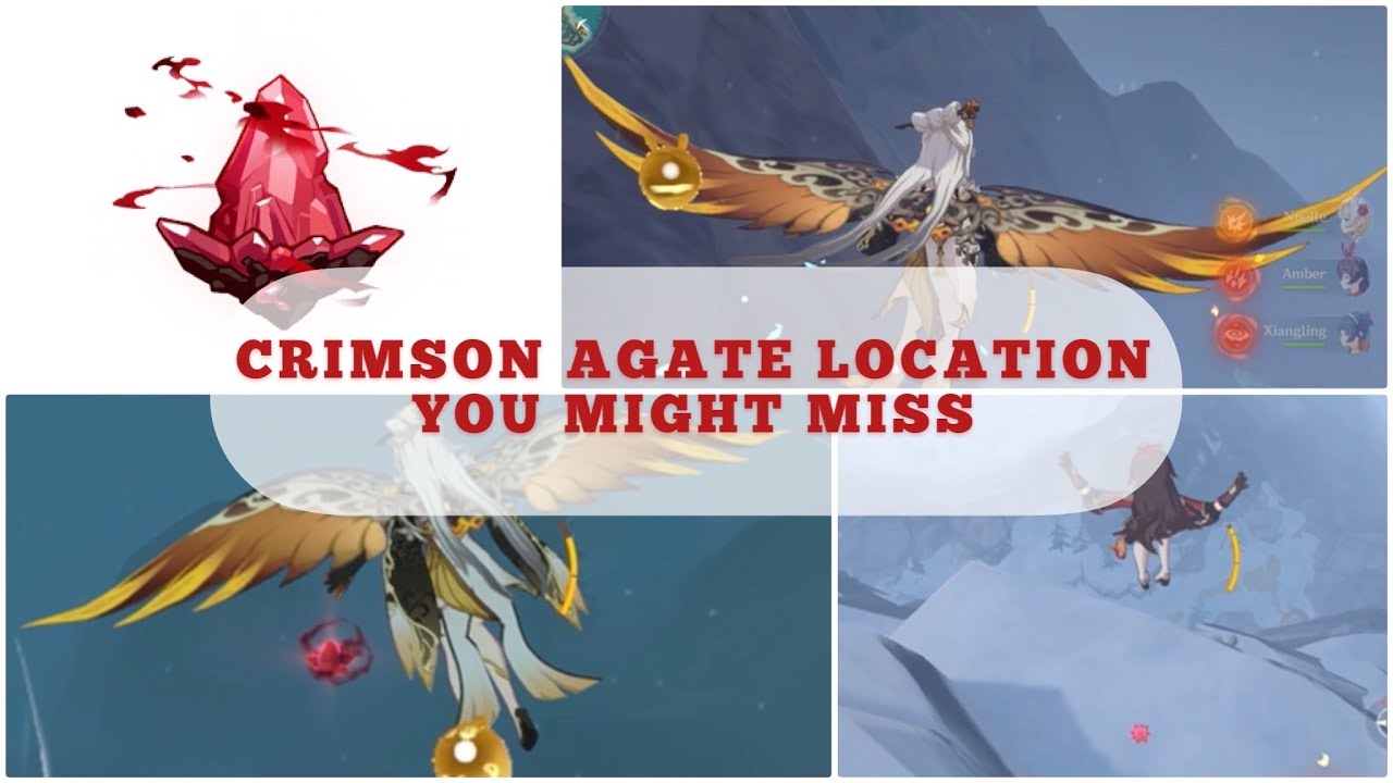 Crimson Agate that You might miss when exploring Dragonspine | Genshin Impact