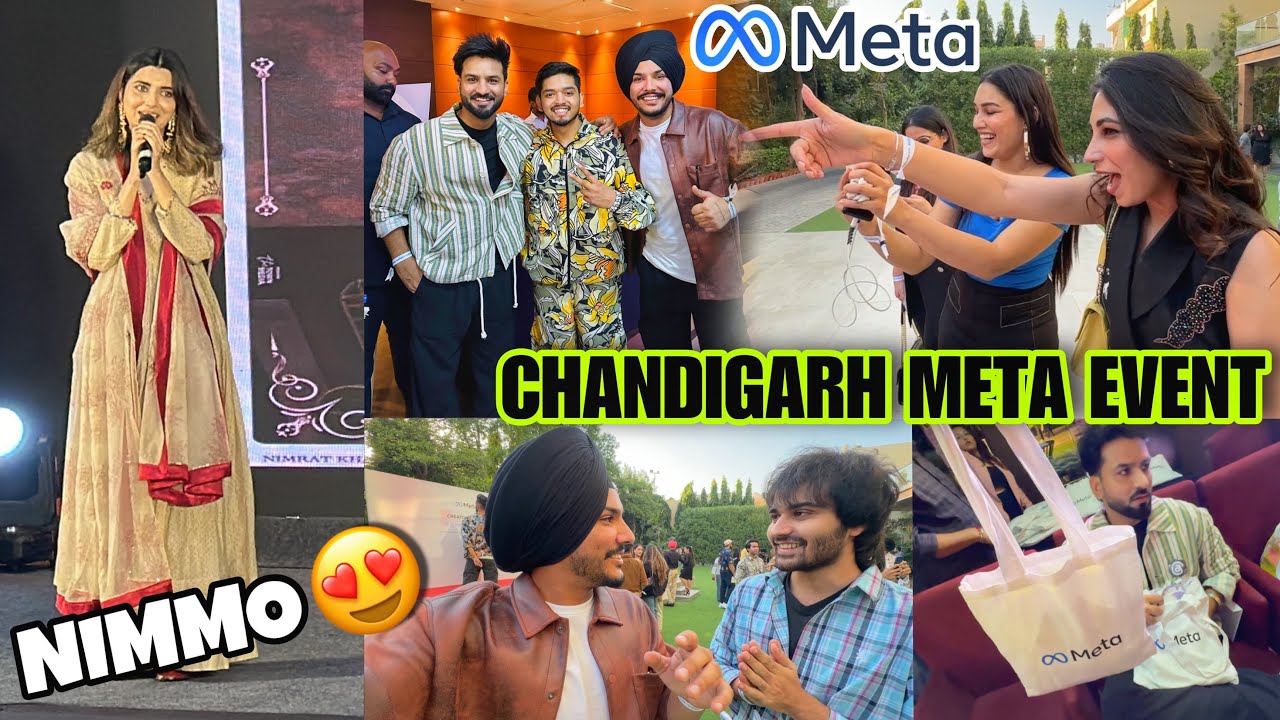 Chandigarh Meta Event GONE CRAZY 😱 Nimrat khaira , Paradox Live performance 🔥