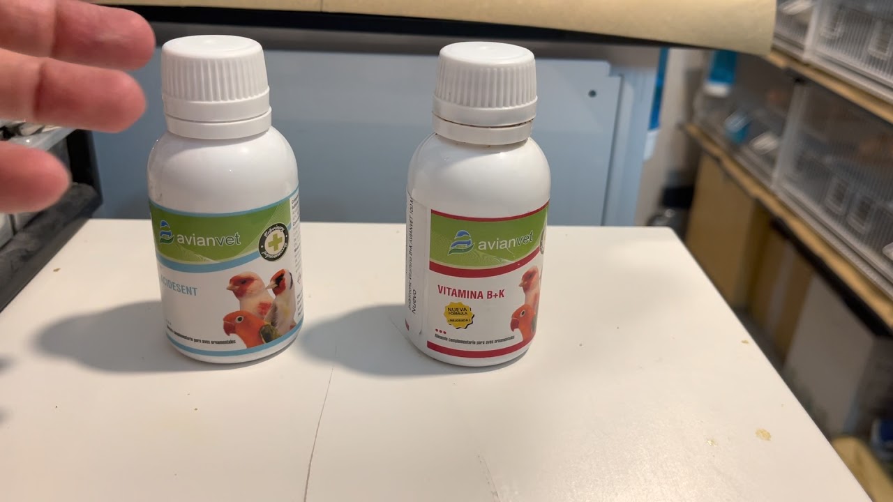 Dosis de los productos para pájaros 💉