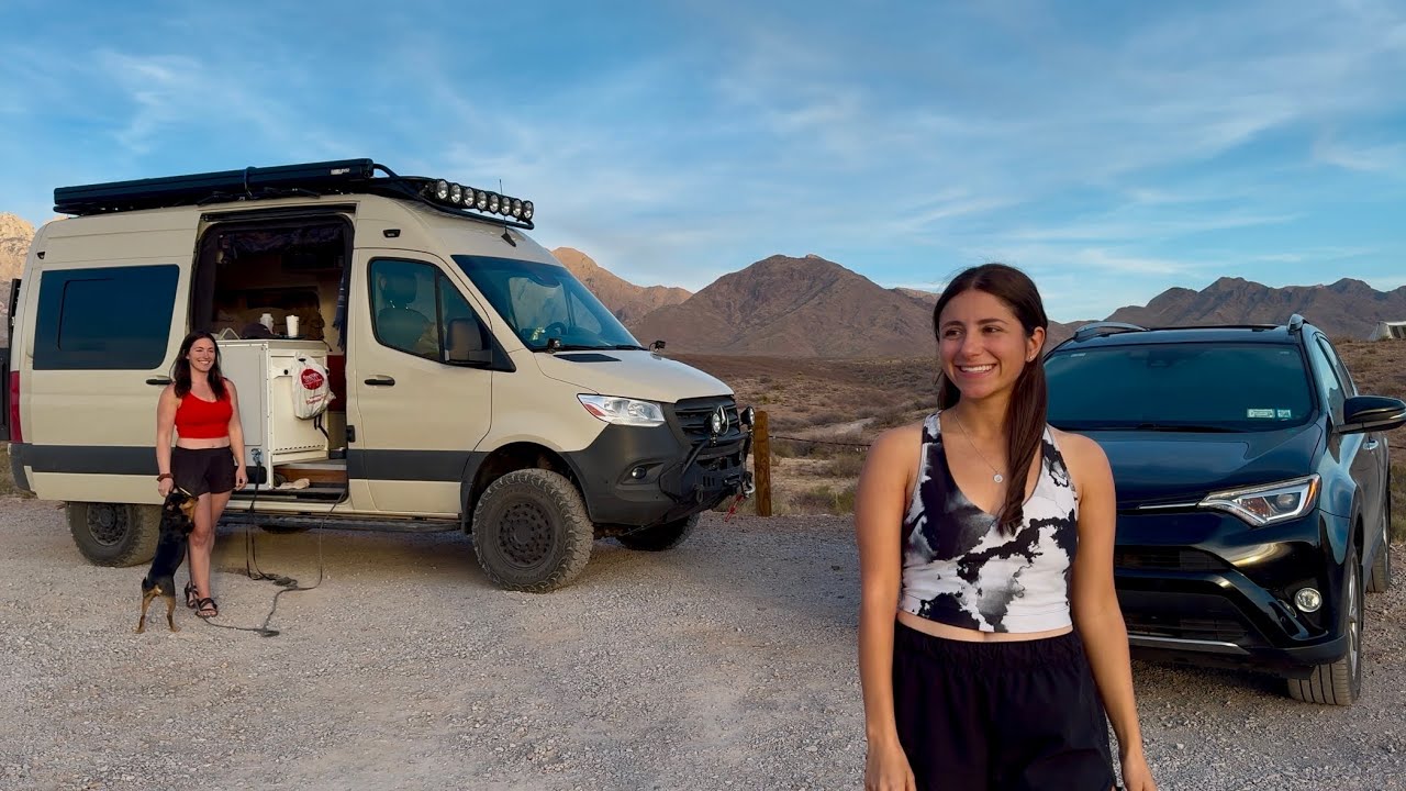 Caravanning with my cousin Nikki