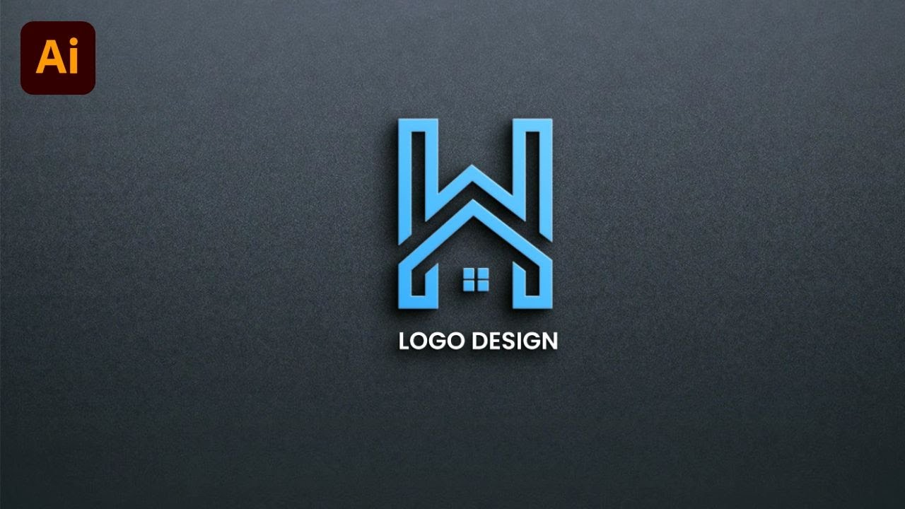 Creating a Modern H Logo Design in Adobe Illustrator: A Beginner's Tutorial