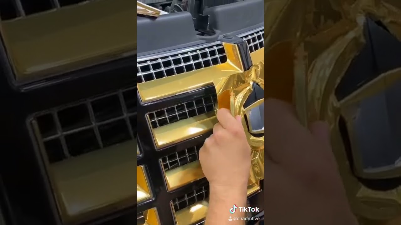 WRAPPING THIS GRILL WITH 24K GOLD