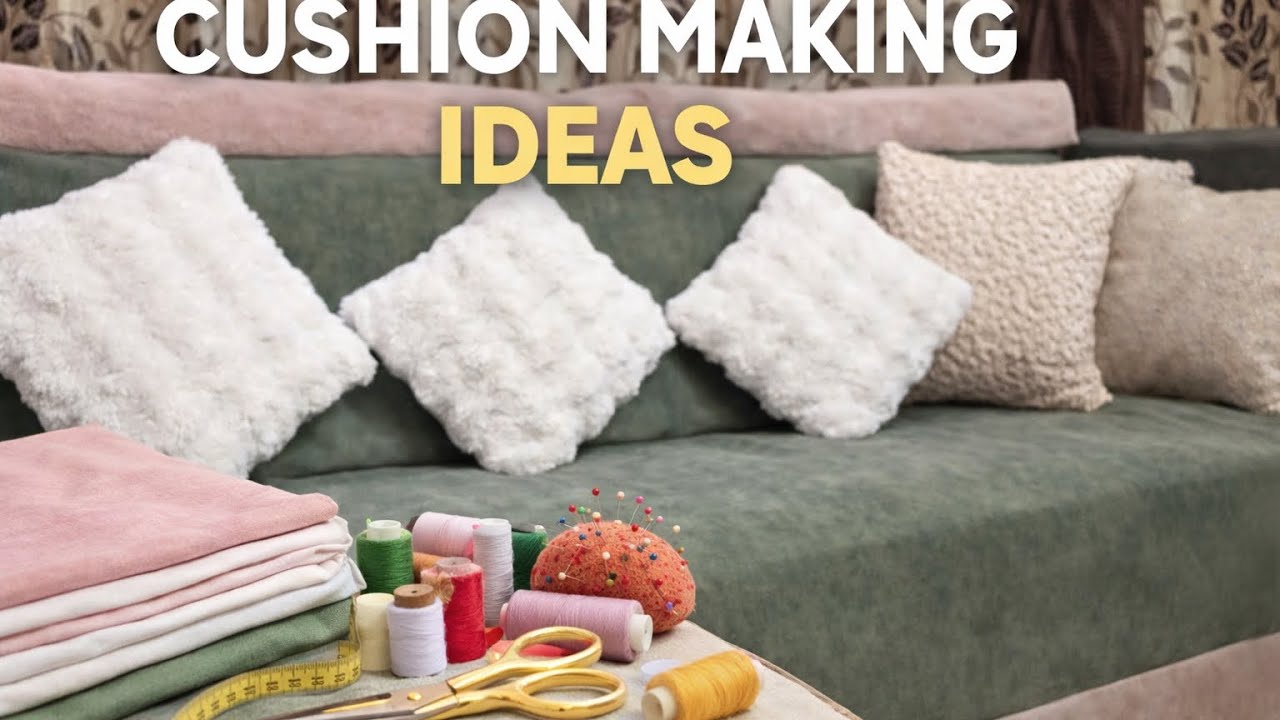 How to make a beautiful cushion cover at home #home decor #homedecor #home#diy#diyhomedecor 