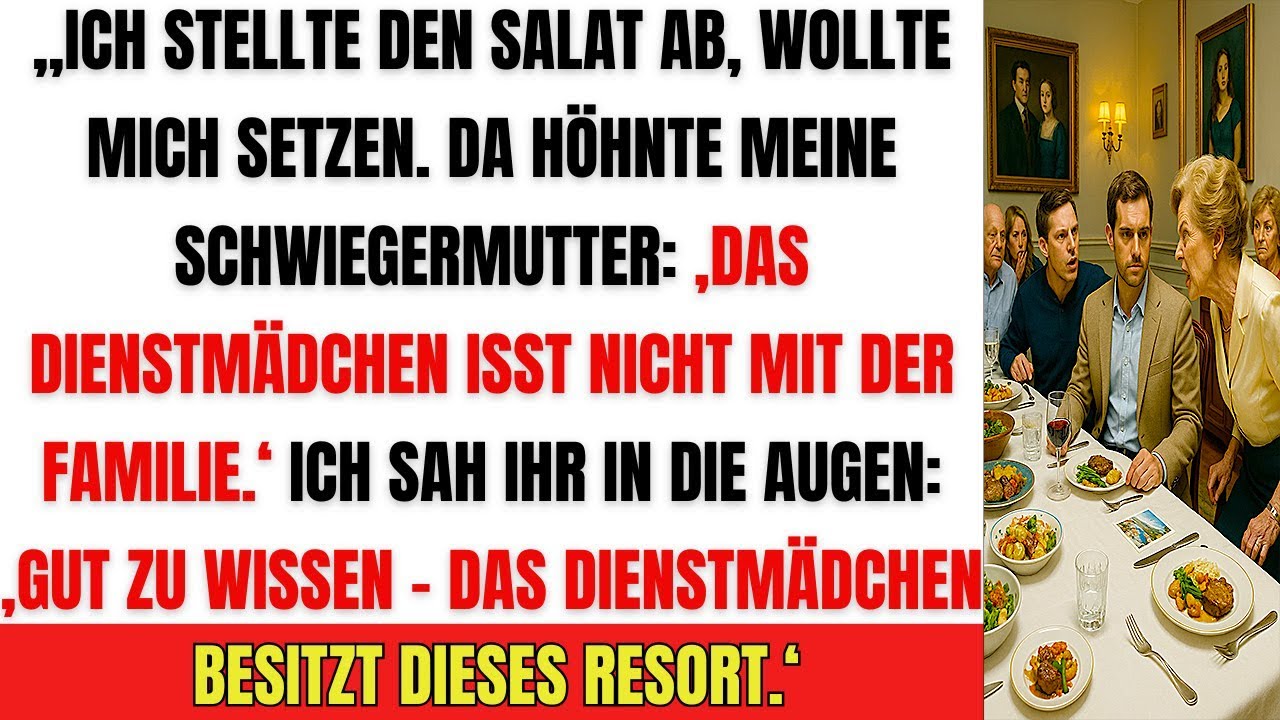 Meine Schwiegermutter höhnte  „Das Dienstmädchen isst nicht mit Familie  Meine Antwort schockte alle