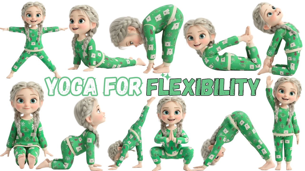 Super Flexibility in 5 Minutes! 🧘 Kids Yoga Routine for Healthy & Happy Children