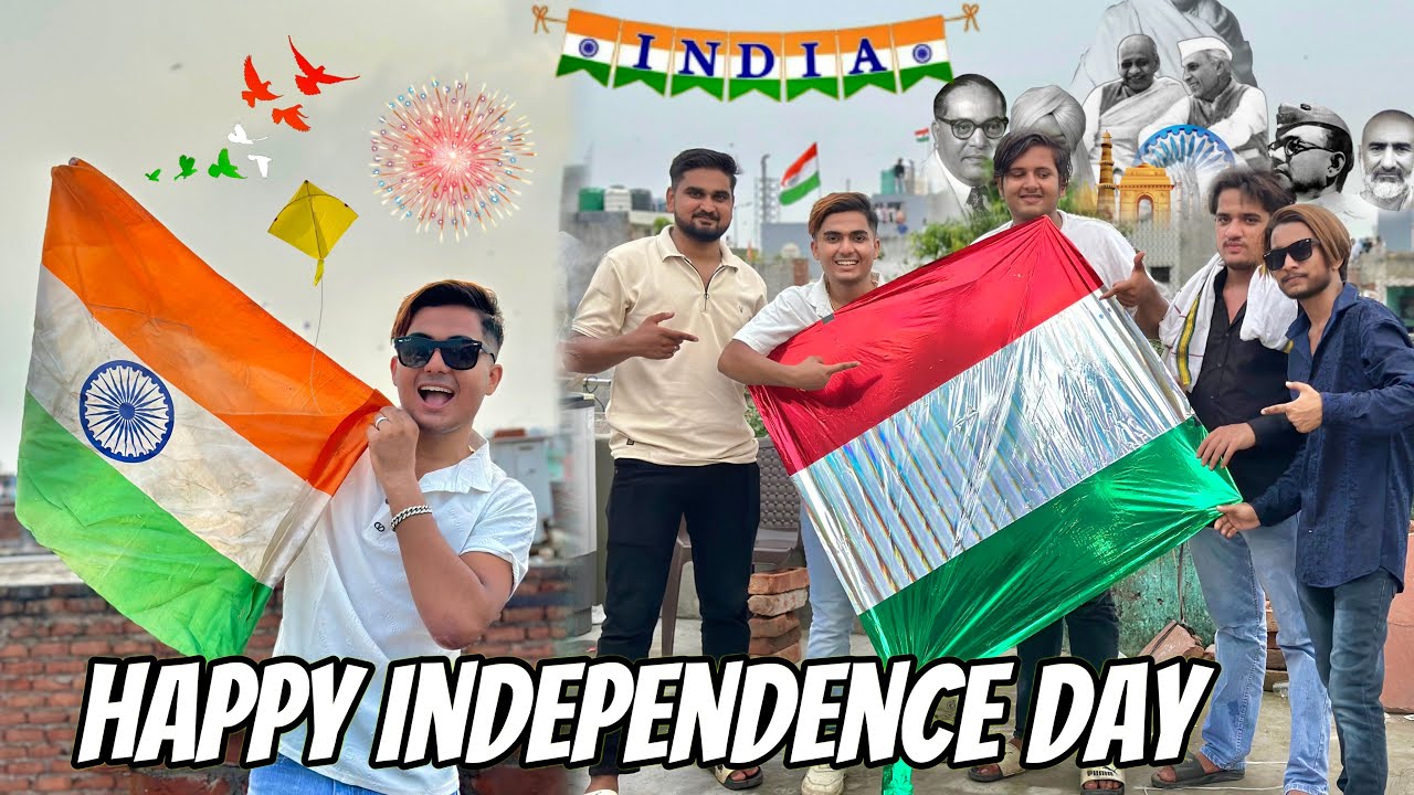 Desi Boys 15 August Celebration 🎉 Big Kite 🪁 Udayi😍 DJ Pe Dance Kra Sabne🥳💦
