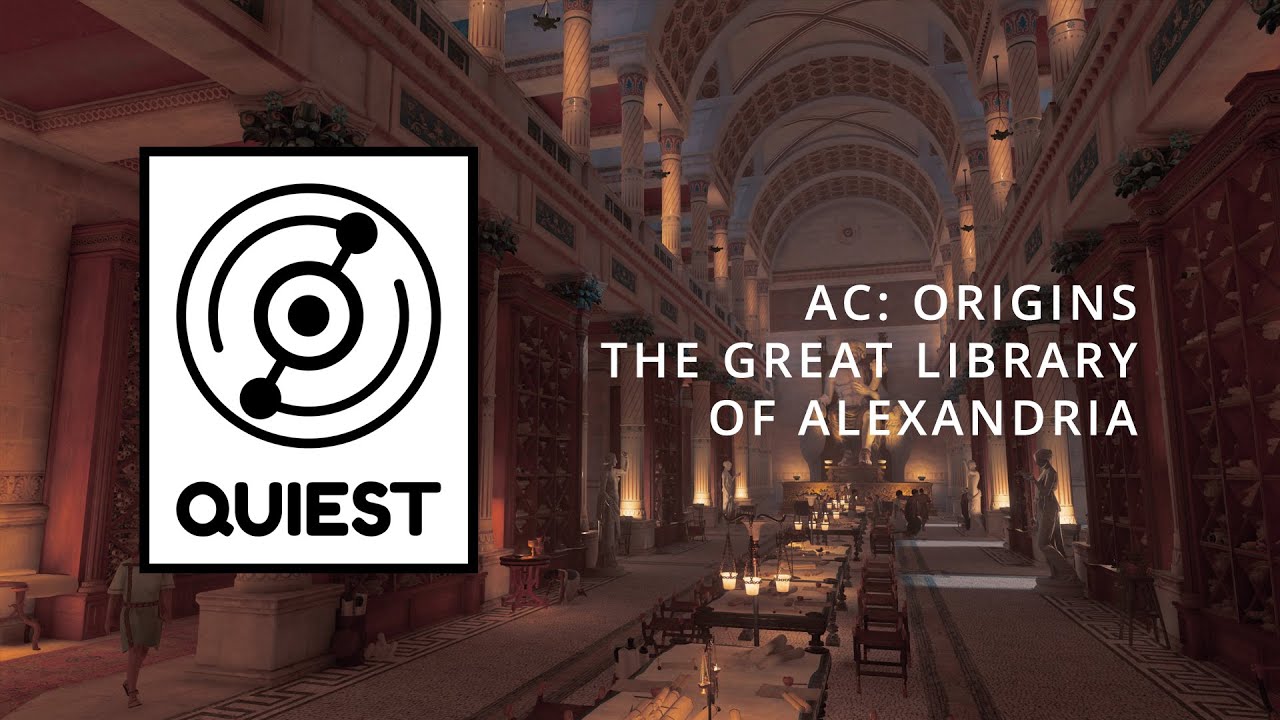 [ Assassin's Creed: Origins ] The Great Library of Alexandria [ 1 Hour Ambience ]