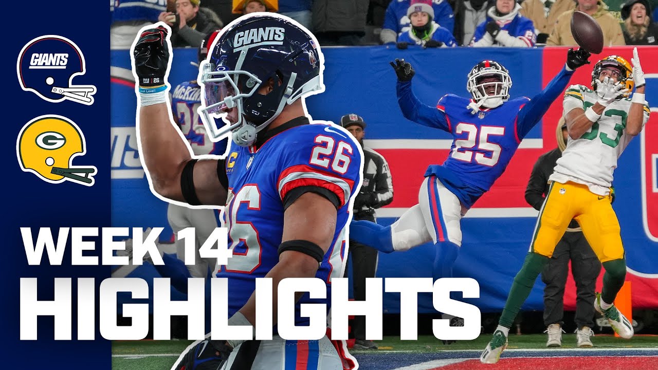 New York Giants Top Highlights vs. Green Bay Packers | 2023 Regular Season Week 14