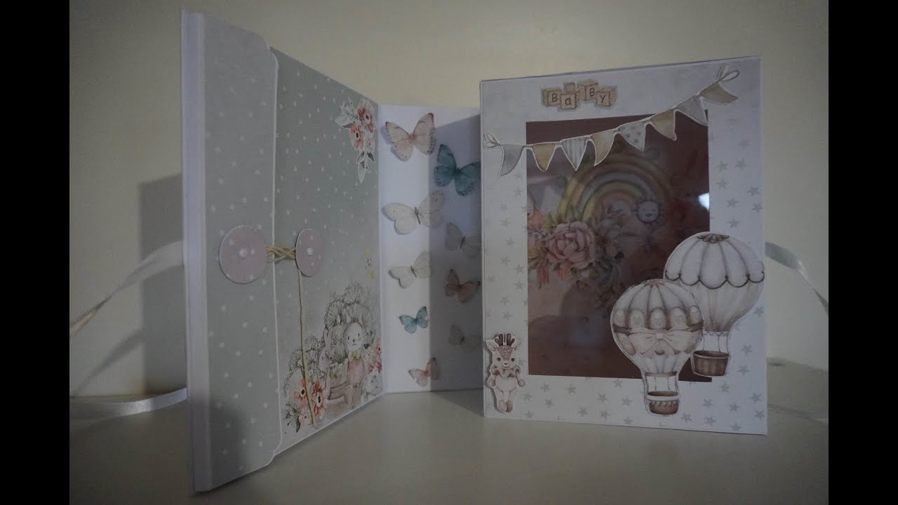 tuto boite cadeau naissance DT Les Kits de Corinne