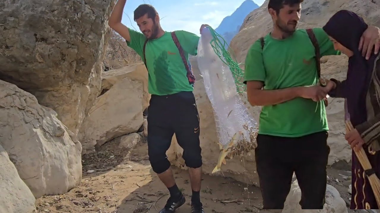 Atabek Fishing: His Interesting Way of Fishing From the River