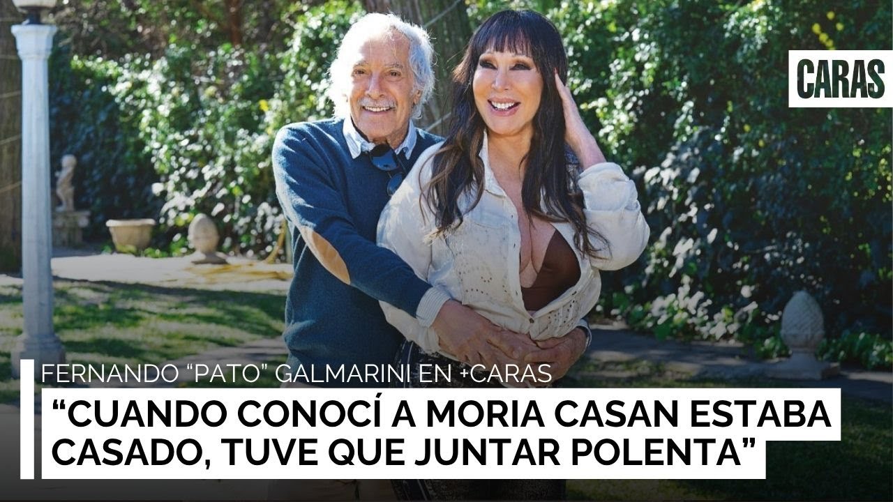 Pato Galmarini reveló cómo empezó su historia de amor con Moria Casán