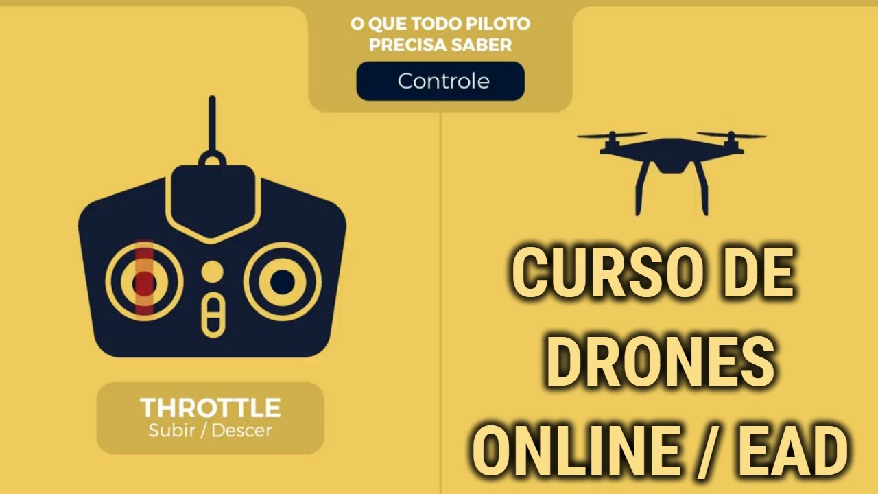 RPA - Curso de DRONES ONLINE / EaD (1&ordf; AULA GRATUITA)