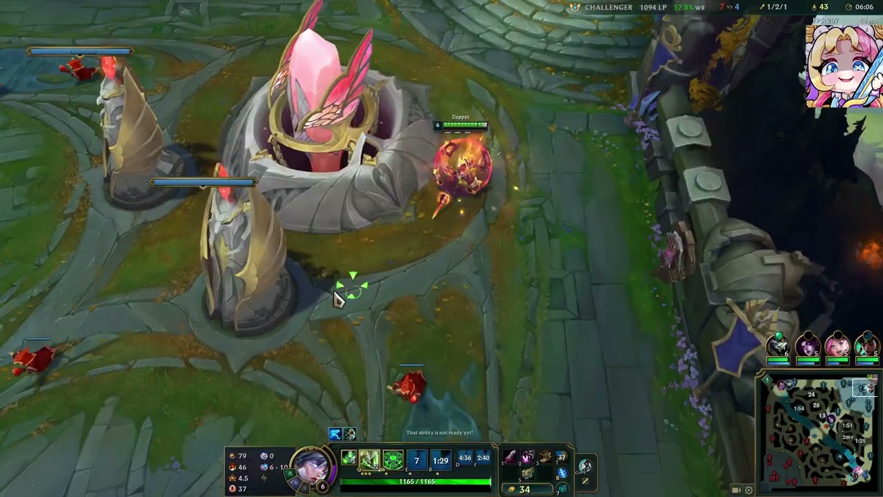 February 21st, 2026 👾︱Challenger Riven︱climbing second account to challenger︱!build2 !zakcombo