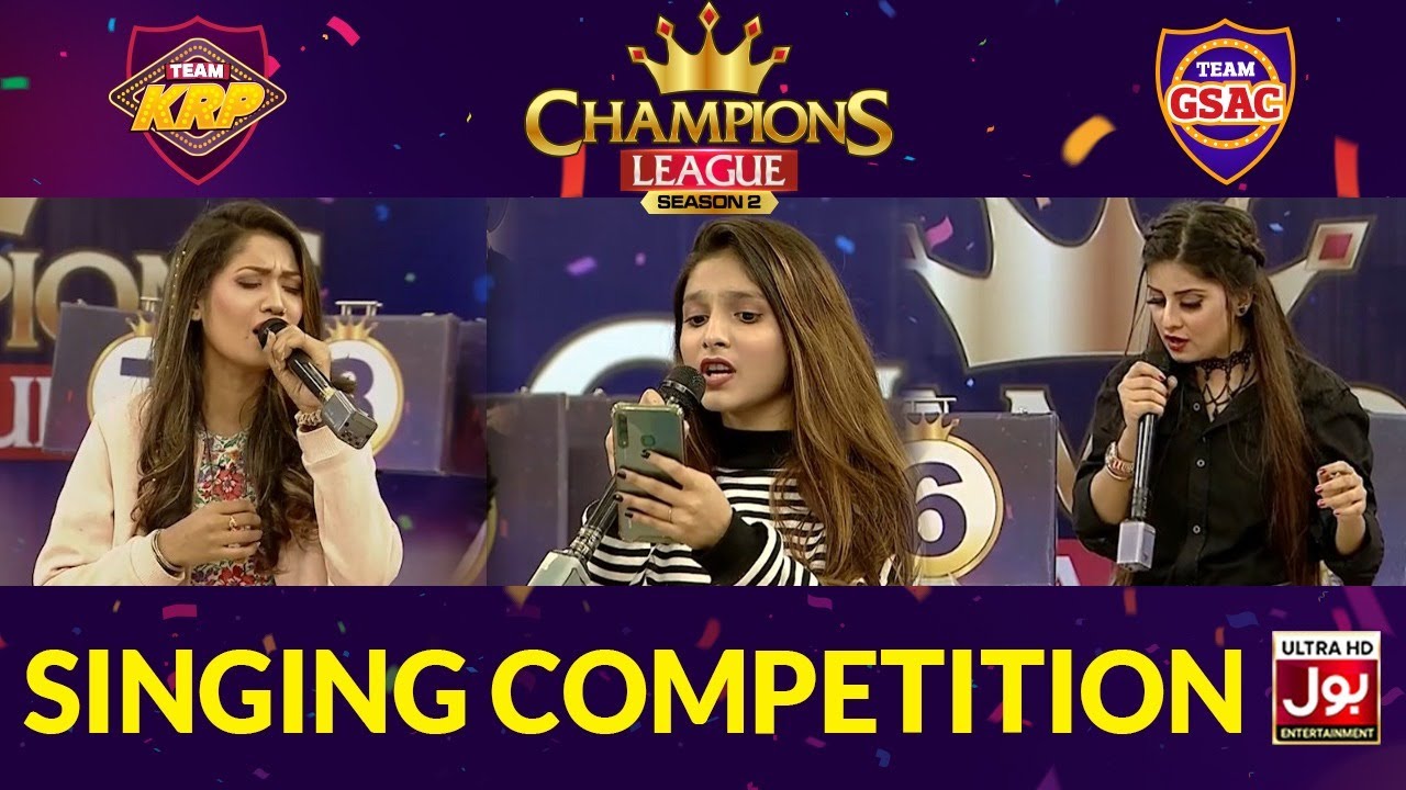 Singing Competition In Champions League Season 2 | Game Show Aisay Chalay Ga vs Khush Raho Pakistan