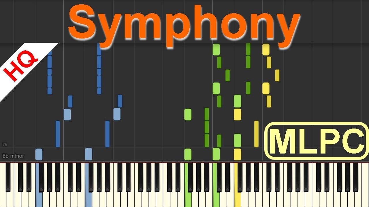 Clean Bandit feat. Zara Larsson - Symphony I Piano Tutorial & Sheets by MLPC