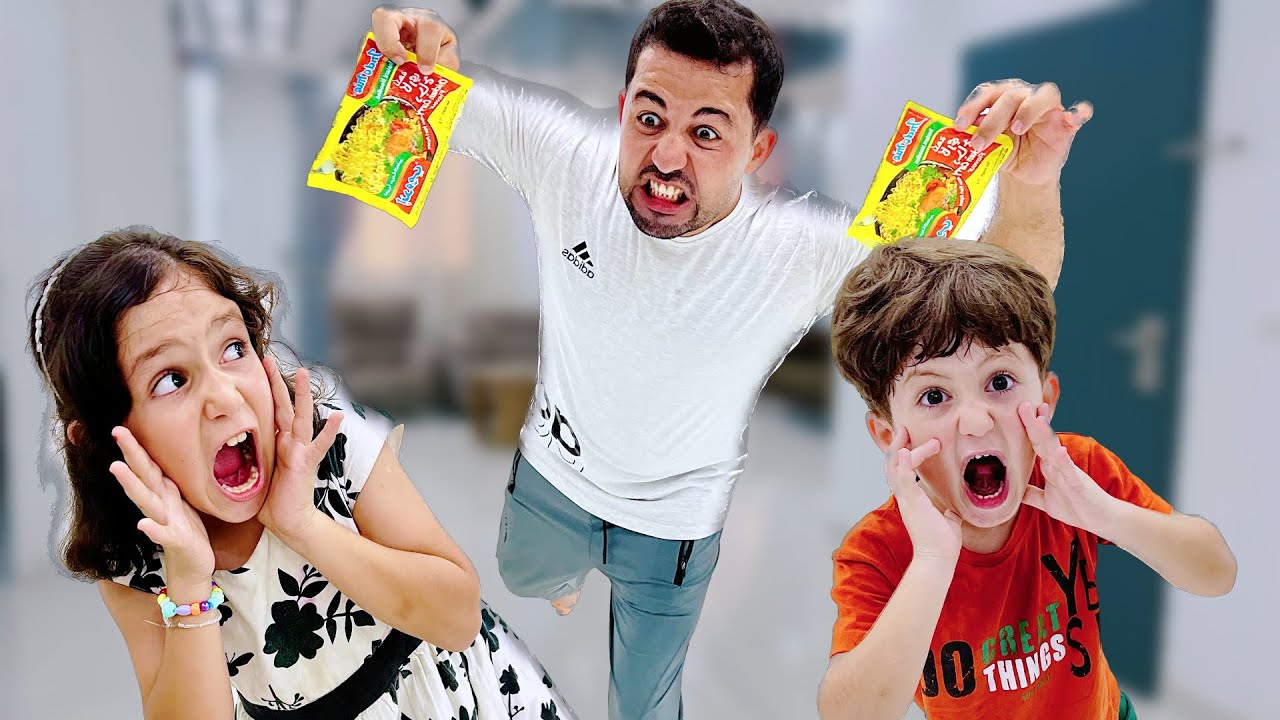 لما ابوك يلاقي كيس اندومي في البيت 😂😂