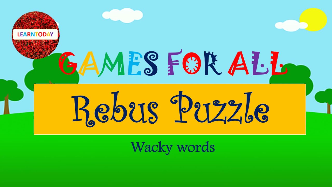 Rebus puzzle - Wacky words