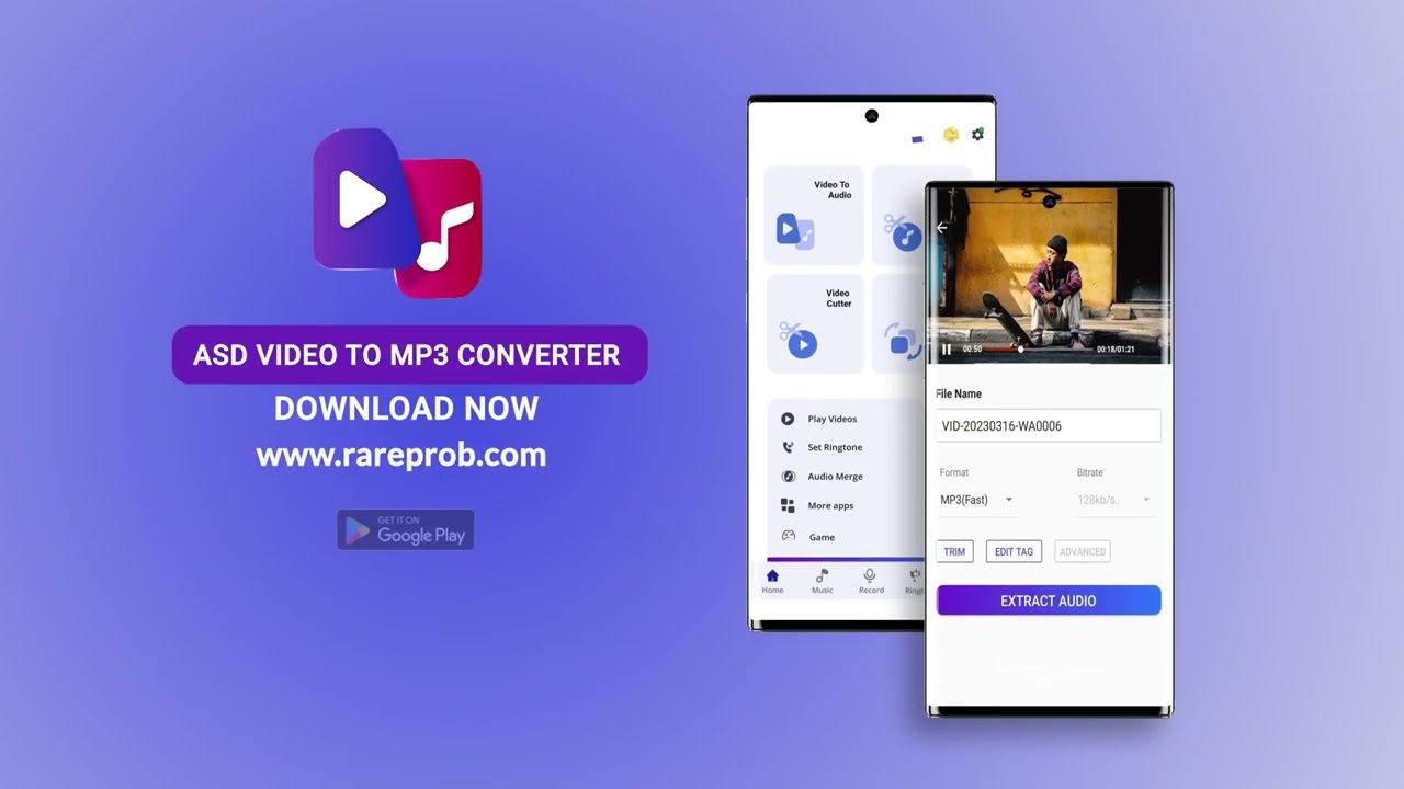 How To Convert Video To Audio in Android | High-Quality audio Converter | ASD Video to Mp3 Converter