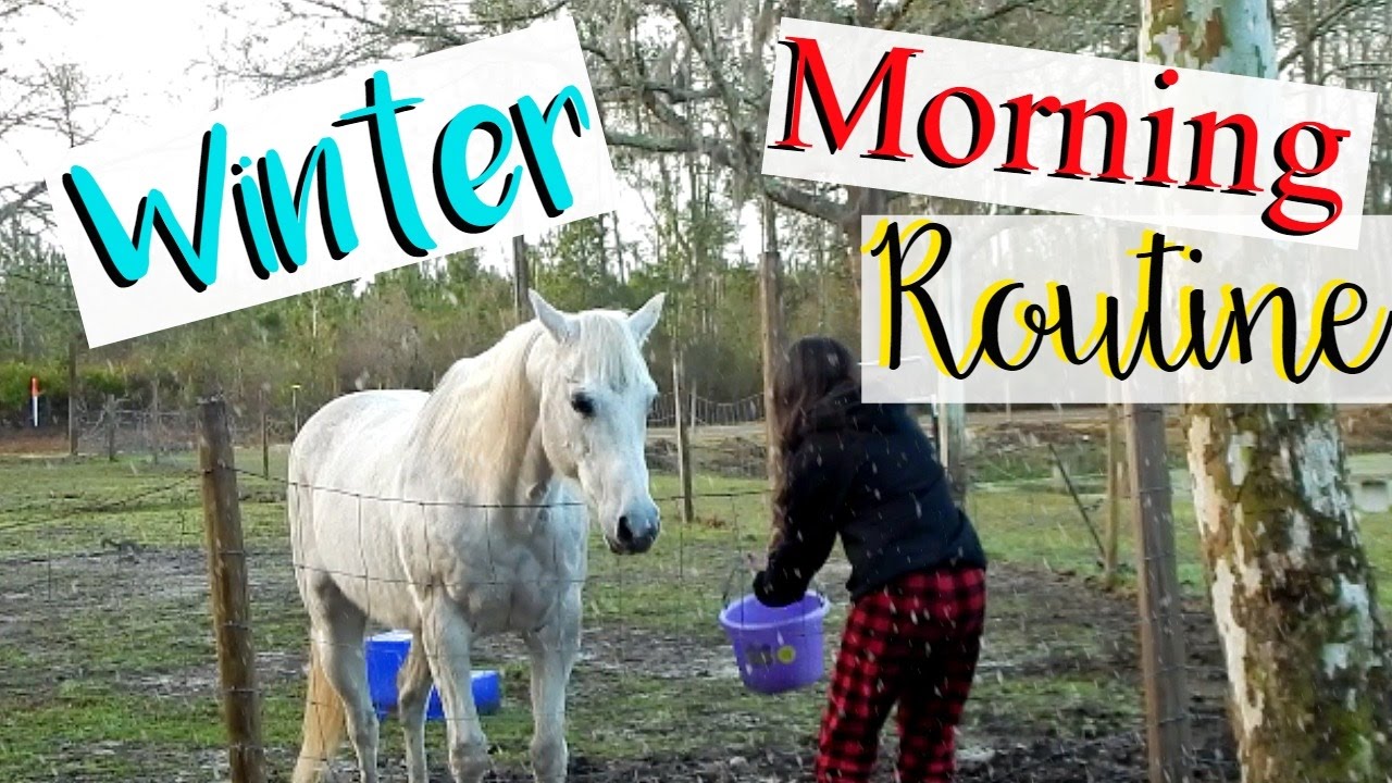 WINTER Weekend MORNING ROUTINE ♥ Farm Edition