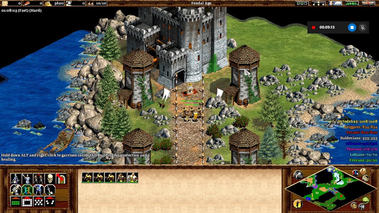Age of empires 2 custom campaign: The lion of Sweden - Chapter I (fin pt) (hard) (No commentary)