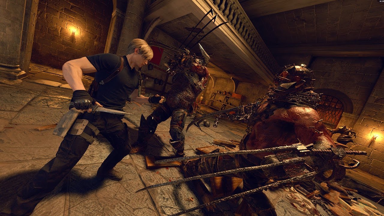 Resident Evil 4 Remake - Double Garrador Primal Knife Only - Professional/No Damage