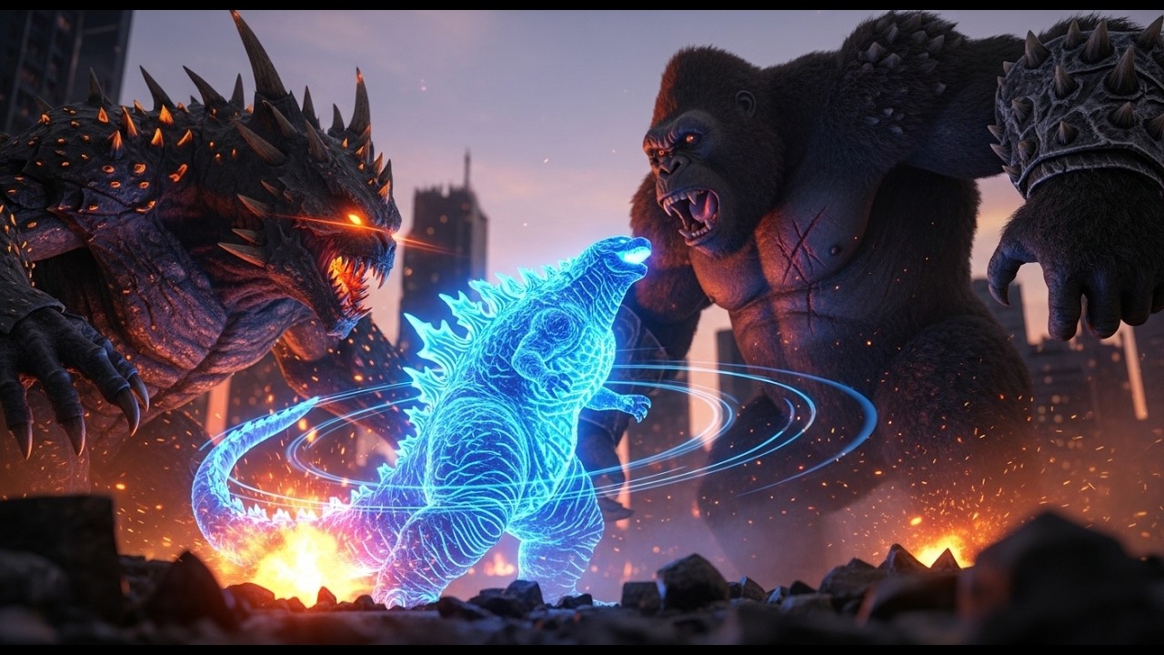 Monsterverse Clash: Godzilla vs. Kong vs. the Beast