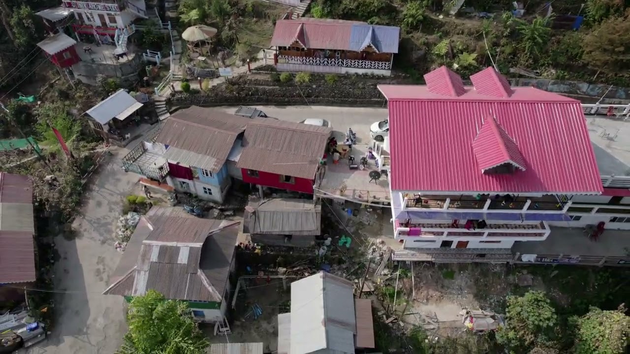 Sittong Valley Darjeeling 🌄 | Stunning Drone View of Orange Village