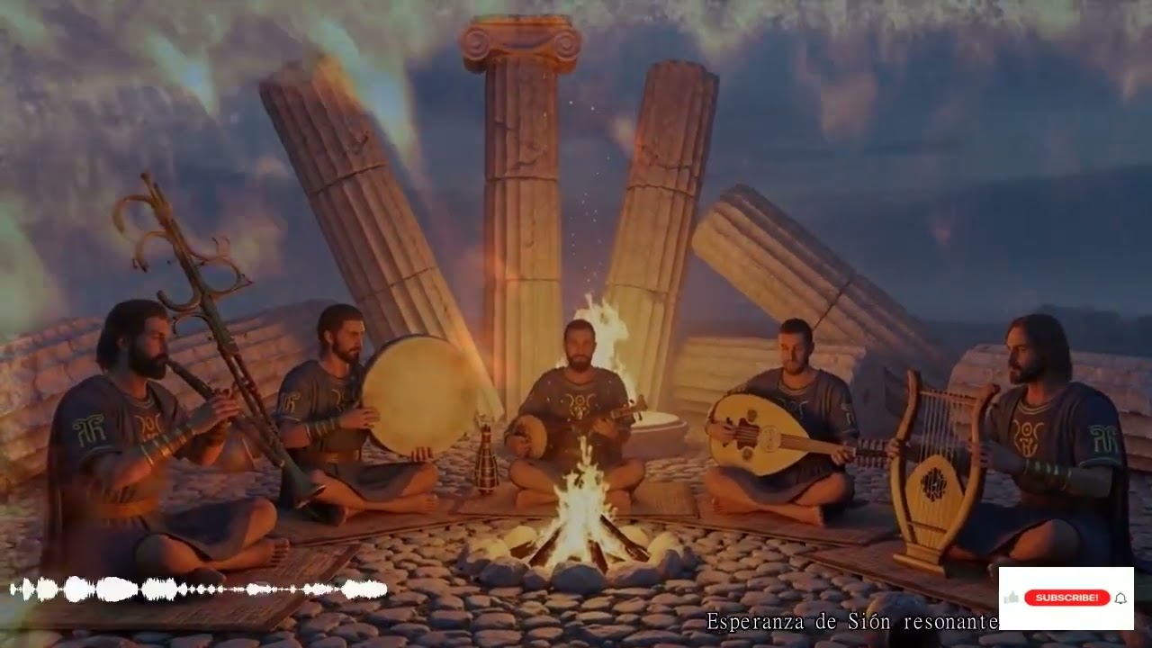 Desde Jerusalén Eterna Se Elevan Shofar Arpas Y Cánticos Hebreos En Honra A Adonai