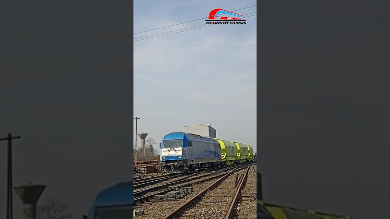 Marfar LTE in Episcopia Simens Hercules ER20 #Adria #LTE #train #Oradea #Vagoane #Marfar #Frontiera