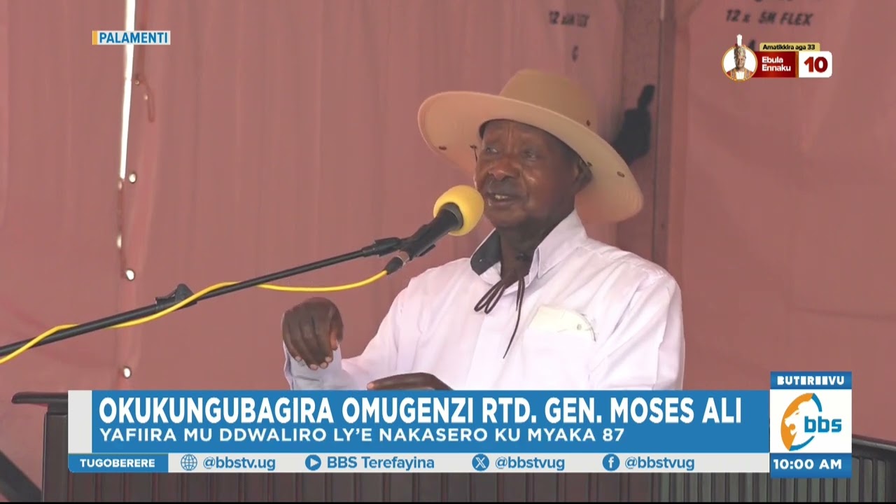 Biibino ebintu Museveni byalifa teyeerabidde ku Moses Ali