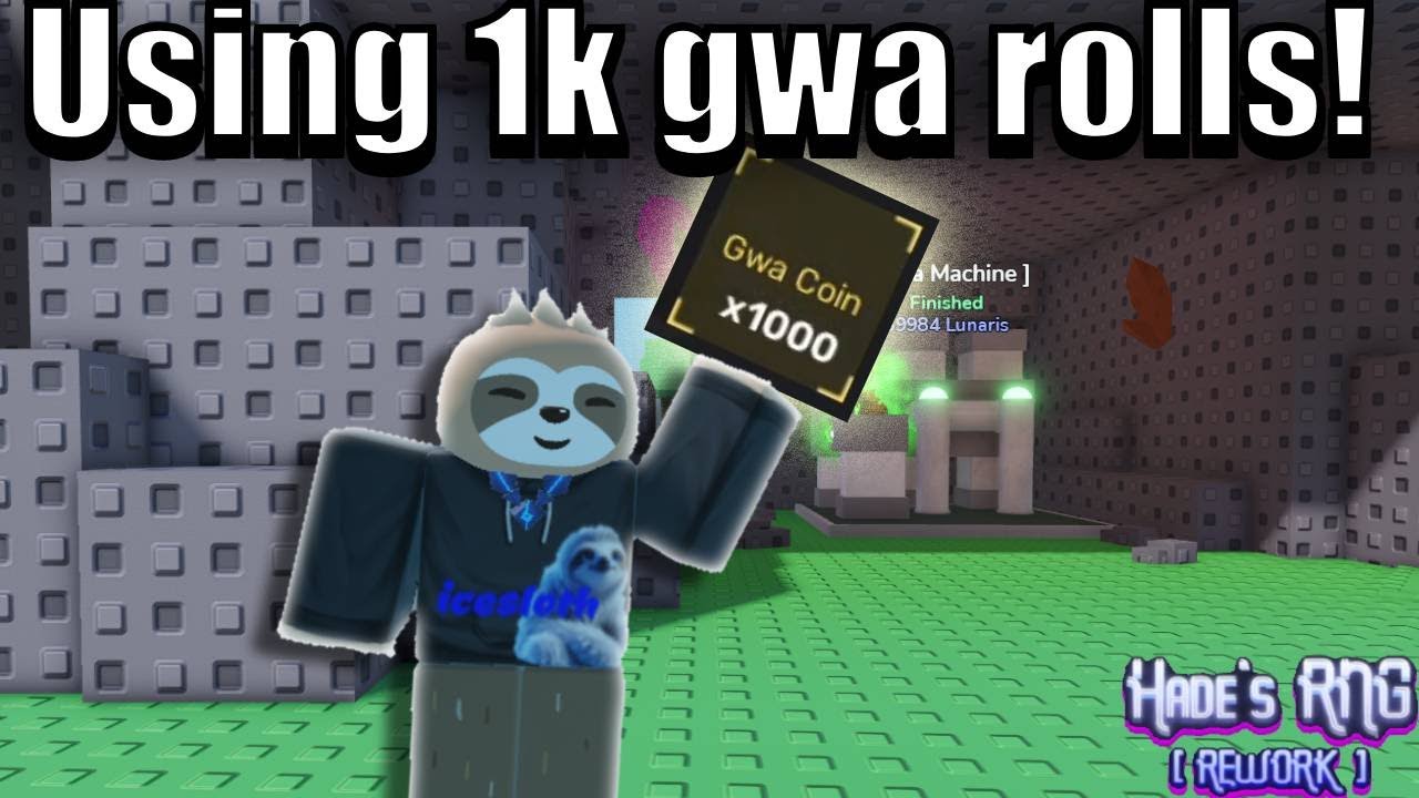 Using 1,000 GWA ROLLS In Hade's RNG!