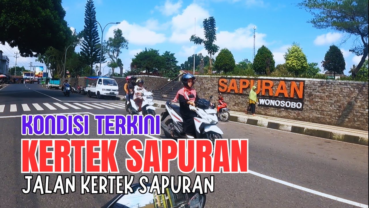 JALAN KERTEK SAPURAN, KONDISI TERKINI JALAN WONOSOBO MENUJU SAPURAN 2024