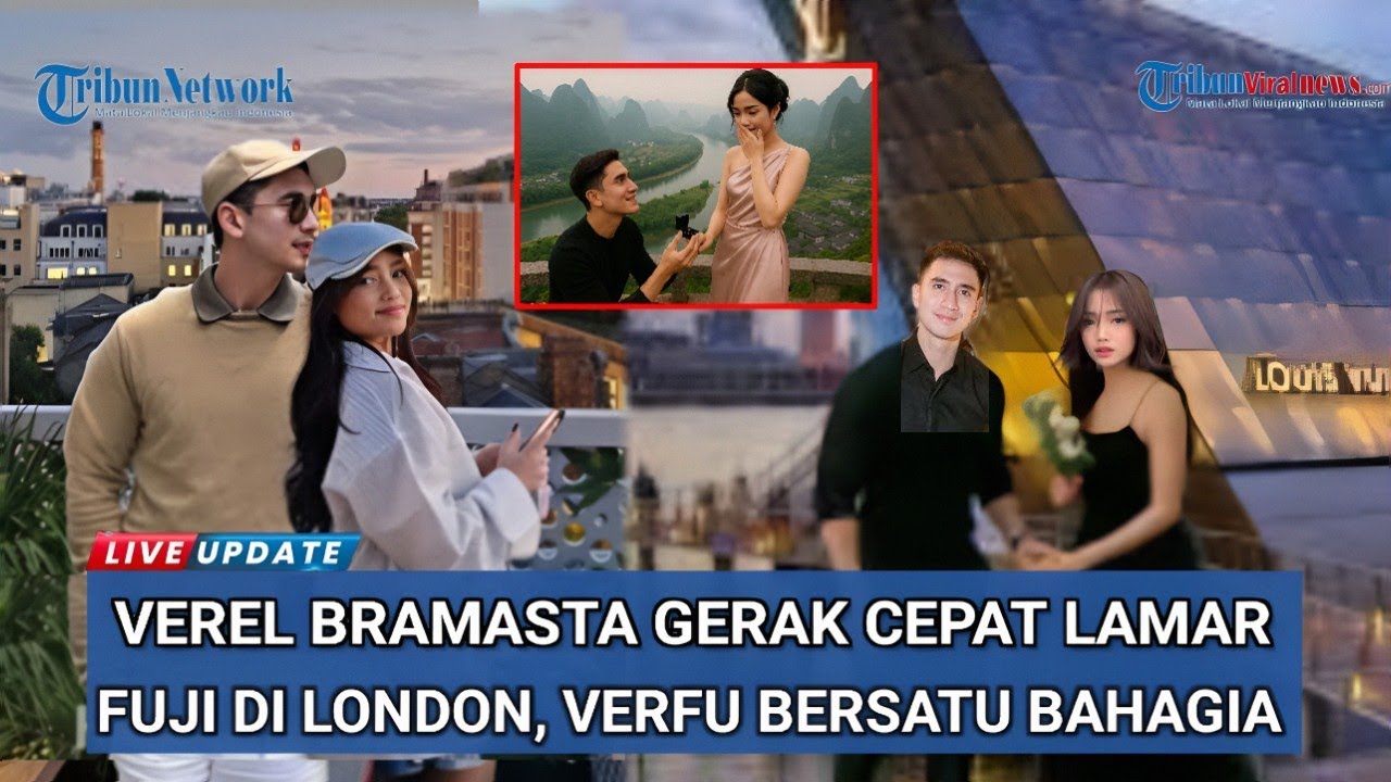 London GEMPAR, Verrel Bramasta Gerak Cepat Lamar Fuji di London Verfu Bersatu Dalam Ikatan Cinta 