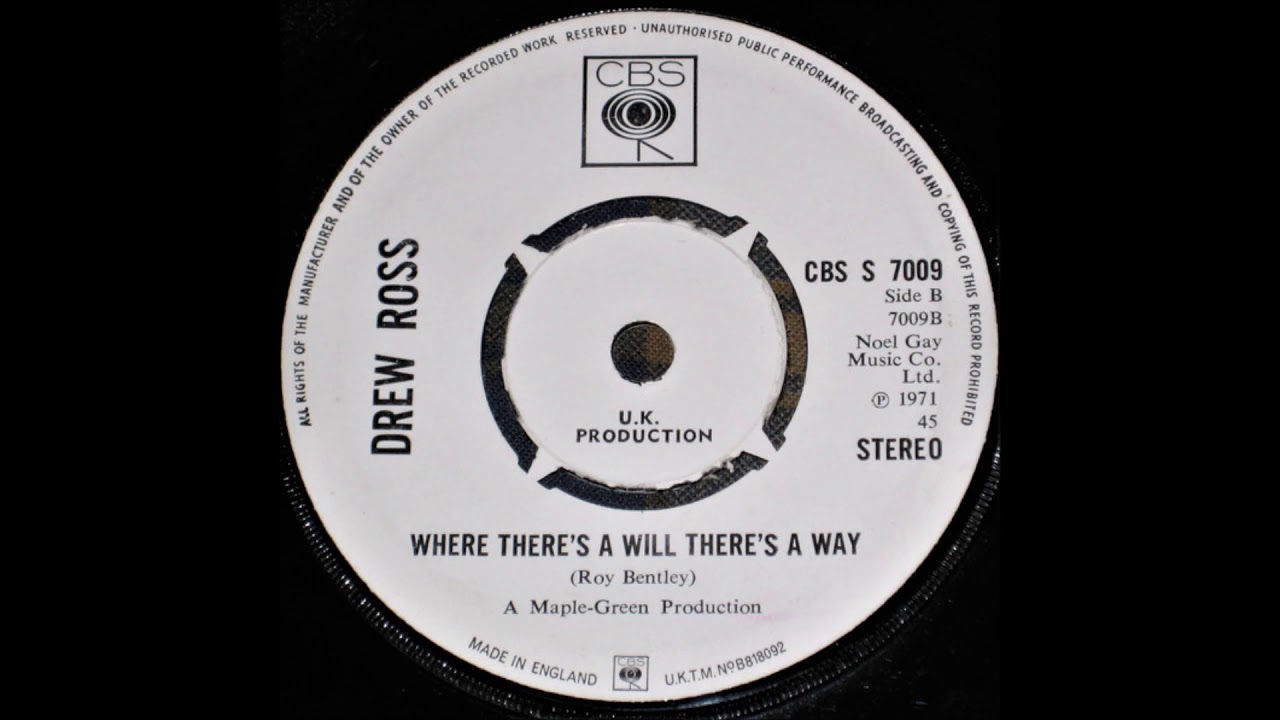 Drew Ross - Where There's A Will There's A Way (1971)