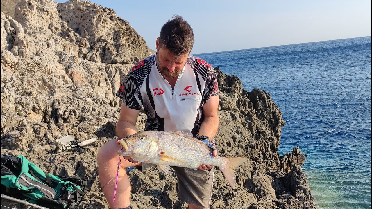 shore jigging συναγρίδα