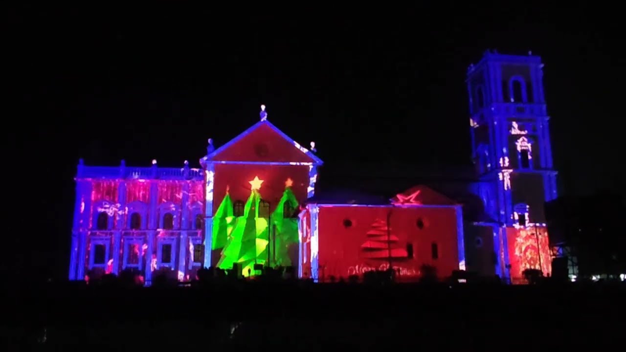 The walls of SE CATHEDRAL in OLD GOA, come alive with 3D projection mapping