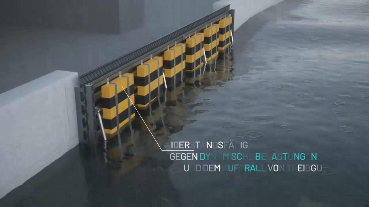 Klappschott Poseidon Up Rank Wasserschutzsysteme