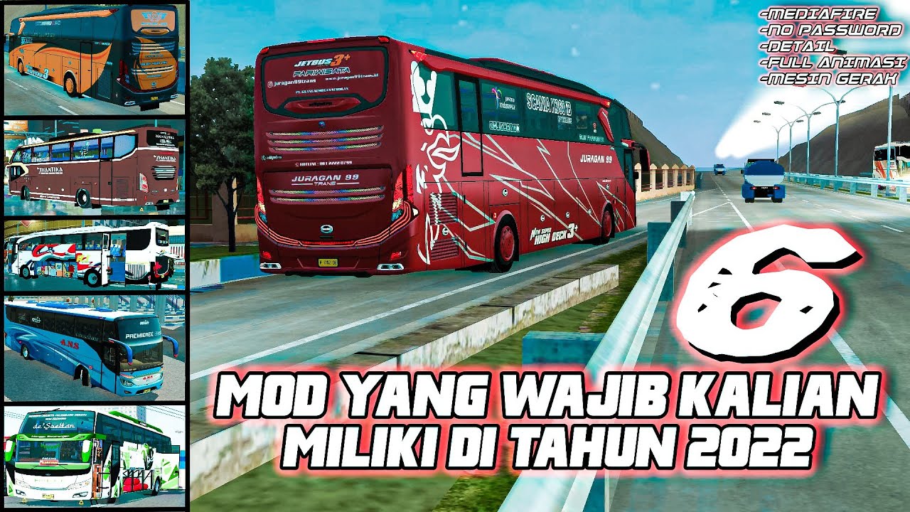 MOD BUSSID TERBARU TAHUN 2022 LINK MEDIAFIRE NO PASSWORD !!!