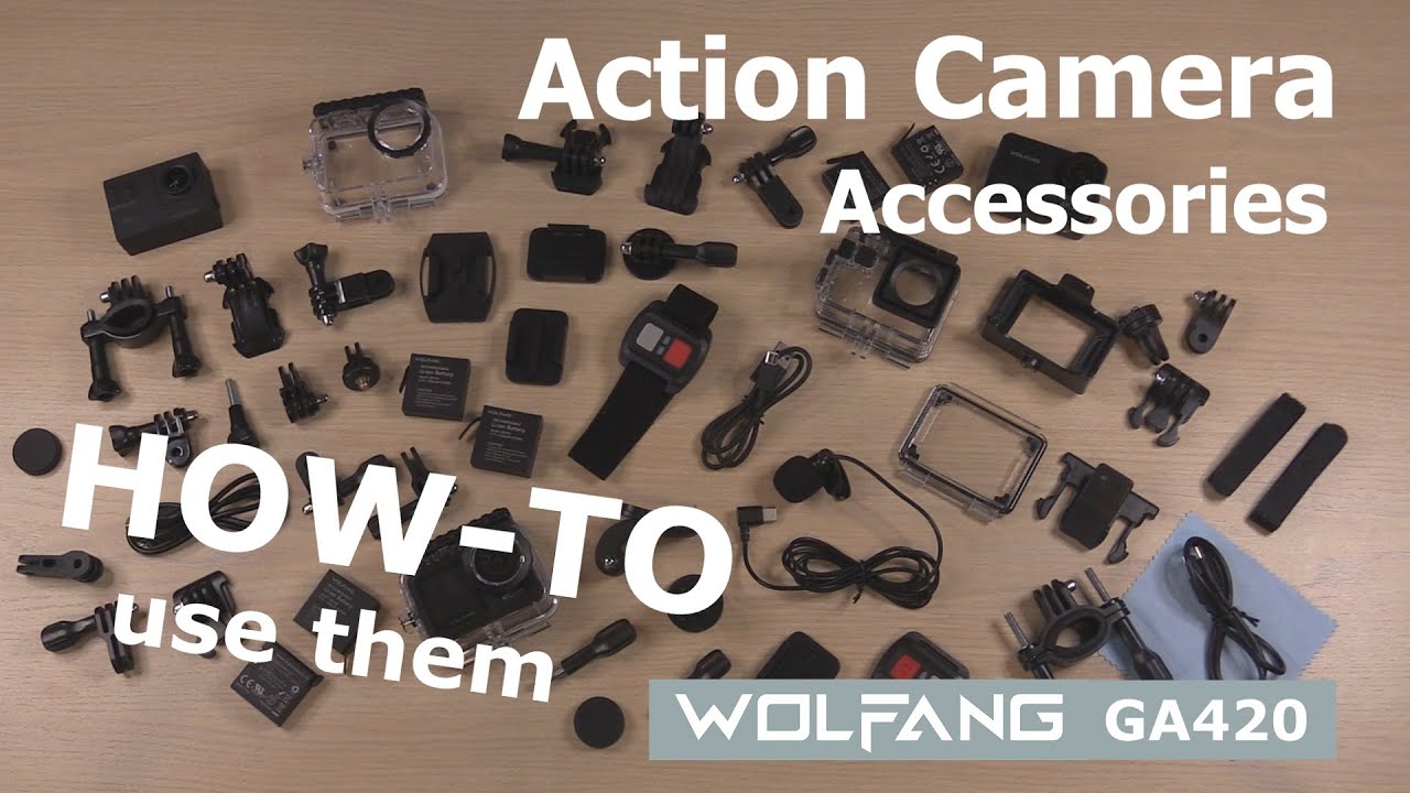 Action Camera Accessories How-To use them