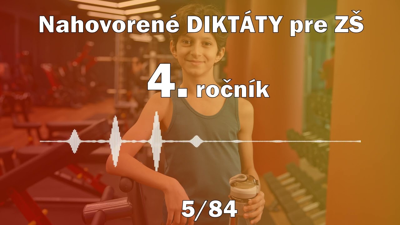 Diktát č. 5 pre 4. ročník ZŠ - vybrané slová po S