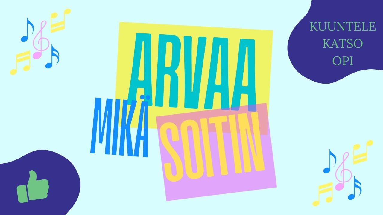 Arvaa mikä soitin | Hauska oppimisvideo lapsille | Kuuntele, katso ja opi