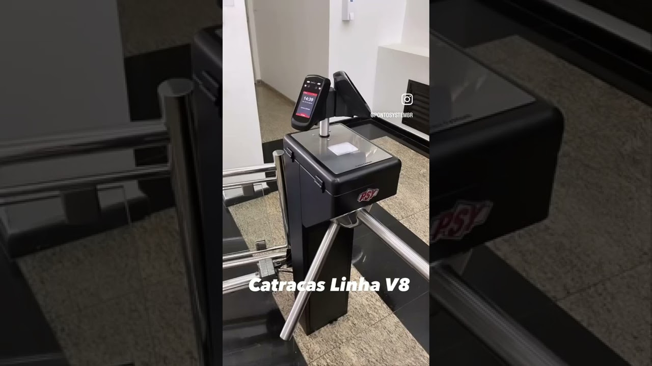 Catracas de Acesso Ponto System Linha V8
