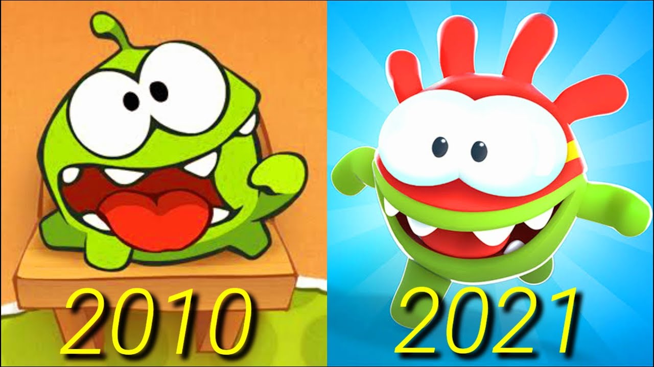 Evolution Of Om Nom Games 2010~2021