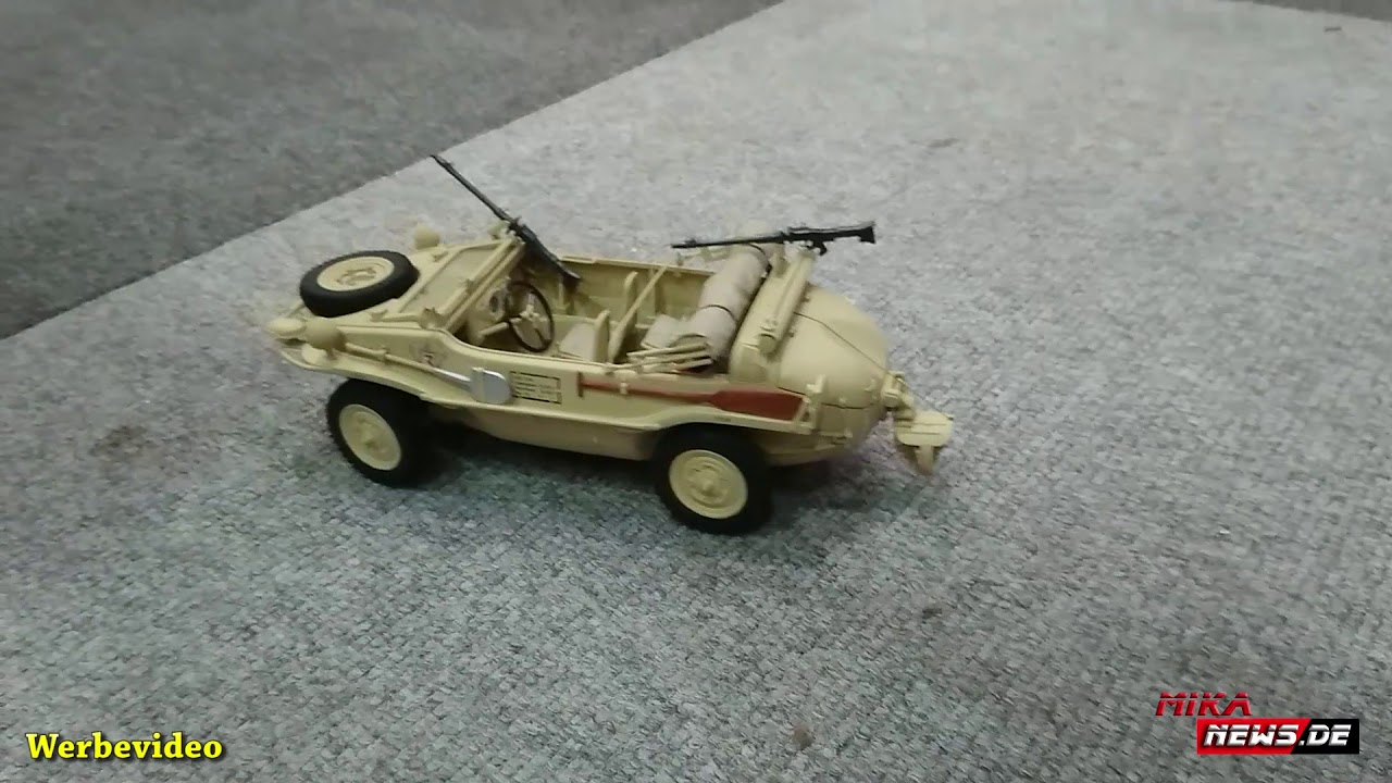 Torro 1/16 RC VW Schwimmwagen T166 gezeigt auf der modell hobby spiel in Leipzig