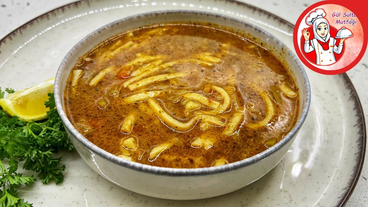 En kolay erişte çorbası tarifi 😋çorba tarifleri